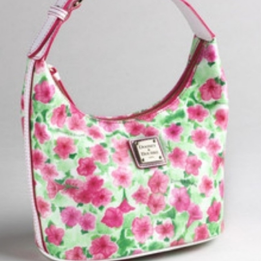 Dooney and Bourke floral hobo purse